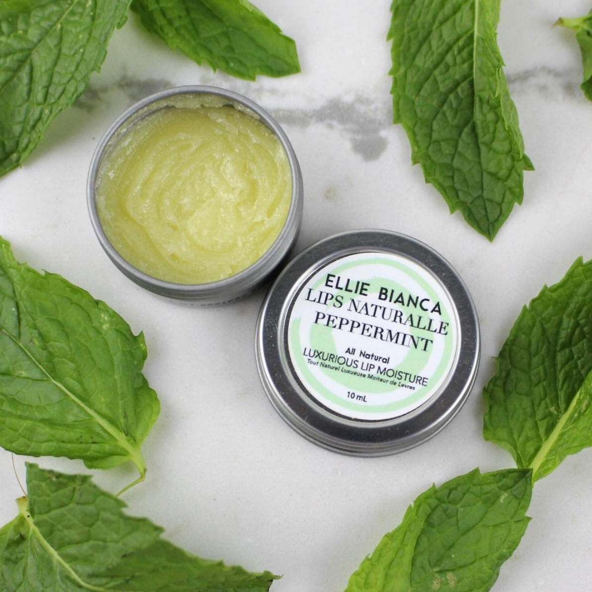 Peppermint - Lips Naturalle - Tin