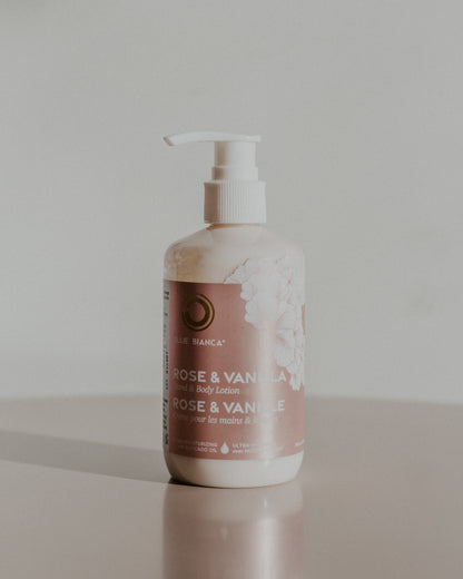 Rose &amp; Vanilla Hand &amp; Body Lotion